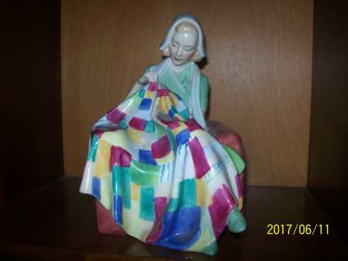 Royal Doulton 1943 The Patelwork Quilt figurine for sale