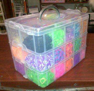 Rubber loom band kits 10 000 pcs