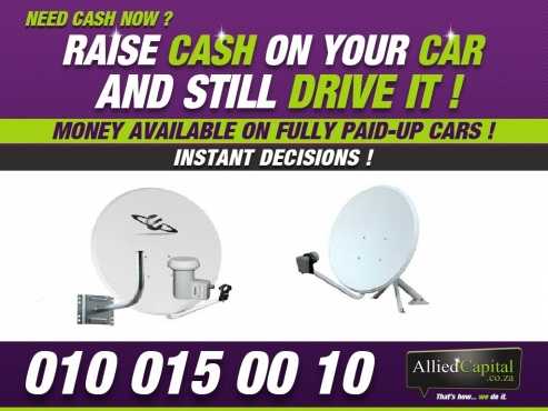 Run out on cash then phone us