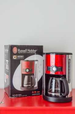 Russel Hobbs Red filter coffee maker