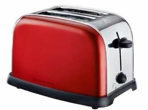 Russell Hobbs 2 Slice Metallic Red Toaster