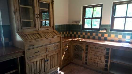 Rustic kitchen cupboards