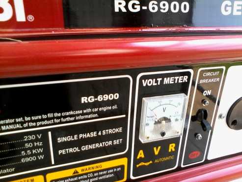 Ryobi generator 5.5KV for sale