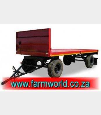 S462 New BPI 6 Ton 5.4m Flatbed 4 Wheel Trailer