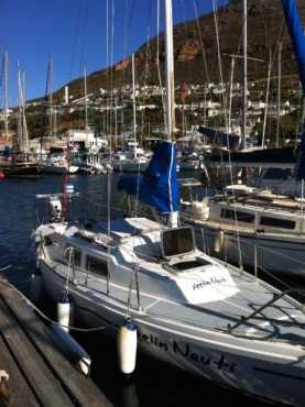 Sailing Yacht (Flamenca 25) quotFeelin Nautiquot for sale docked in Gordon039s Bay Yacht Club