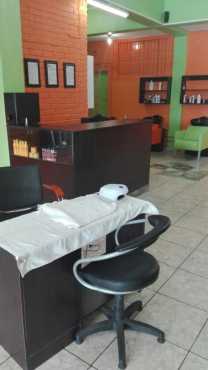 Saloon to rent and chairs to rent