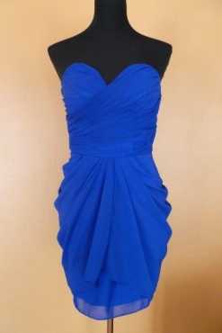 SAMPLE SALE Blue chiffon dress