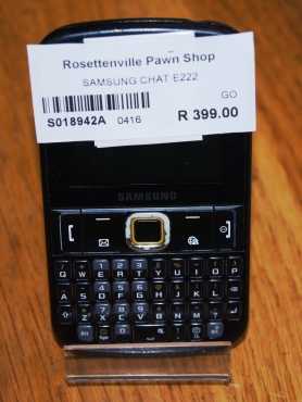 Samsung Chat E222 Cellphone S018942A Rosettenvillepawnshop