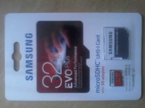 Samsung EVO 32GB SD Card for sale