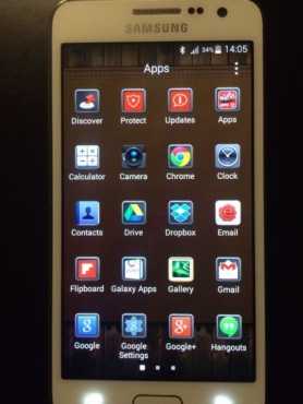 Samsung galaxy A3 gold colour.16gig