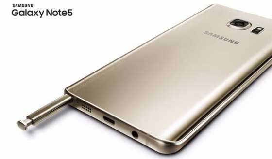 Samsung Galaxy Note 5 Gold (2016) with S Pen