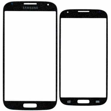 Samsung Galaxy s3 ampS4 i9500 replacement front Gorilla glass - Black Mist - Original