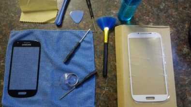 Samsung Galaxy S3 glass screen repair kit for S3 a