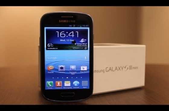 Samsung galaxy S3 Mini.