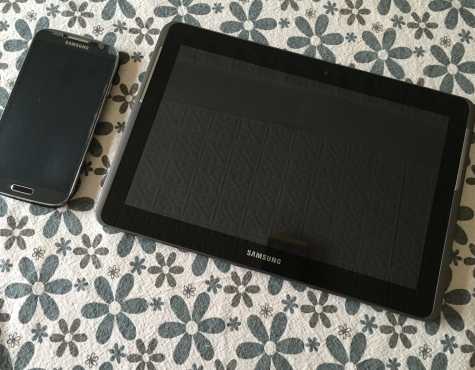 Samsung galaxy tab gen2 and Samsung s4 phone