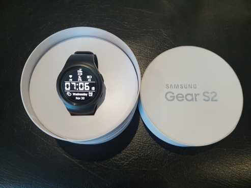 Samsung gear S2 black smart watch