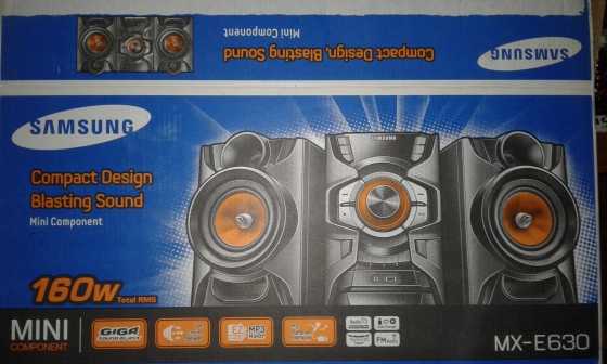 Samsung Giga Blast mini HiFi sound system