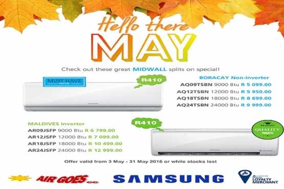 Samsung Maldives Inverter 9000 BTU