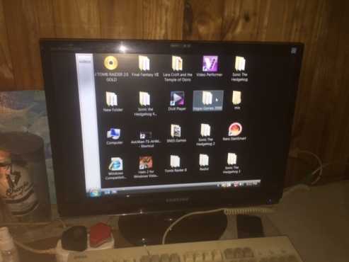 Samsung monitor en boks