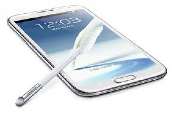 Samsung Note 2 with stylus