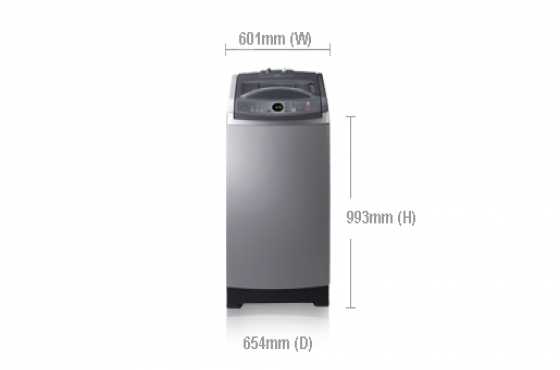 Samsung Silver Top Loader Washing Machine WA13V9LIP 13kg Diamond Drum