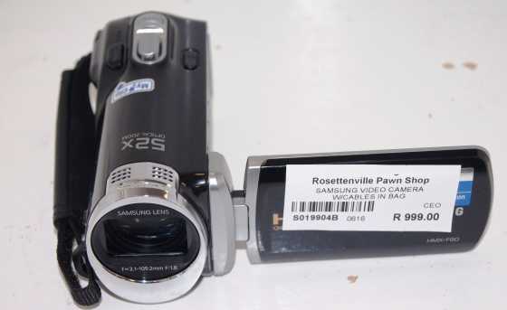 Samsung Video Camera S019904B Rosettenvillepawnshop