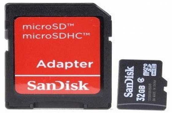 Sandisk 32GB Class 4 MicroSD Card