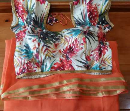 Saree with Ready Made Blouse