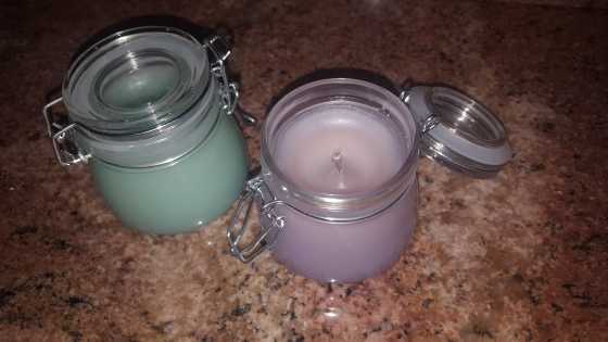 Scented candles