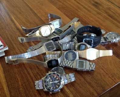 Scrap Vintage Digital and Quartz Watches for Sale