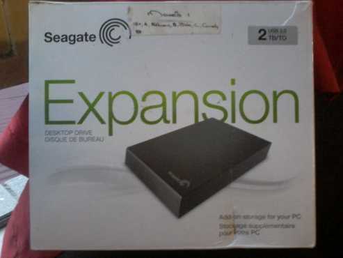 Seagate 2TB hard drive