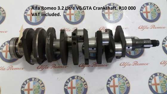 Second Hand Alfa Romeo 3.2 Litre V6 GTA Crankshaft for Sale.