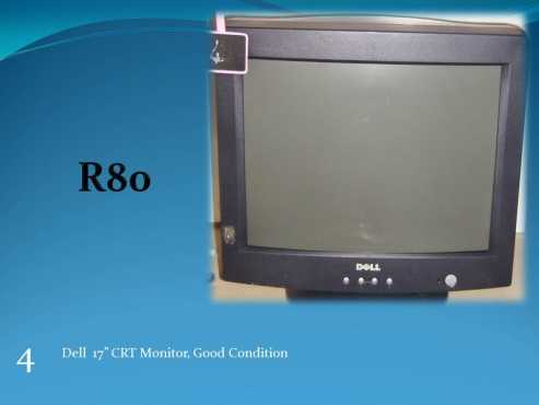 Second Hand CRT 15quot amp 17quot Monitors for sale