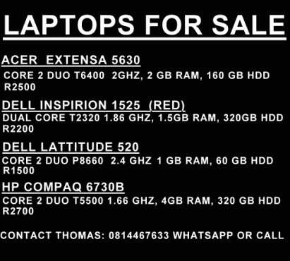 Second hand laptops for sale
