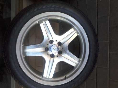 second hand mags and tyres 20039039 ML Mercedes mags,they just look stunning.