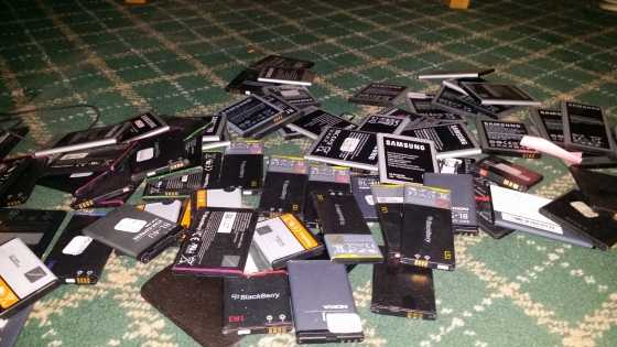 Second hand original samsung batteries