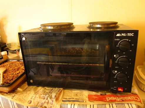 Secondhand 2 plate stove  oven AS IS