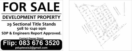 Sectional Title Stands (Session Areas)