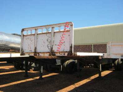 semi trailer flat deck Hendred