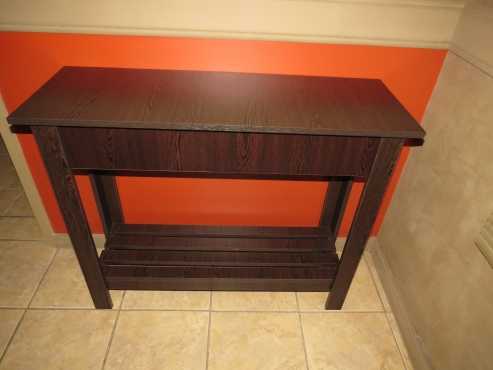 Server for sale Melamine dark wood with shelf