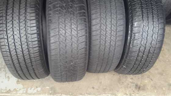 Set 70 tread 2656018 Bridgestone Dueler 694 Tyres fits Prado