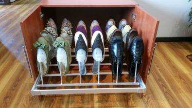 SHOE RACKS each