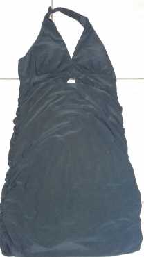 Short black halterneck dress for sale