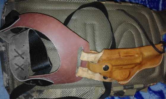 Shoulder  Belt Leather Holster for P38 Pistol