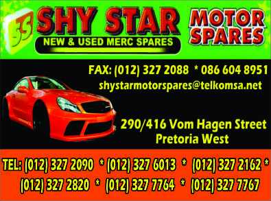 SHYSTAR MOTOR SPARES CC NEW amp USED MERC SPARES