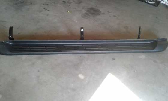 Side moulding for new shape double cab toyota bakkkie