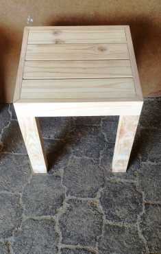 Side tables Farmhouse series 515 square No shelves - Raw