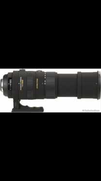 Sigma 150-500mm lens