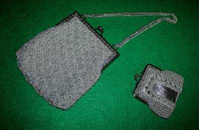 Silver Evening Handbag