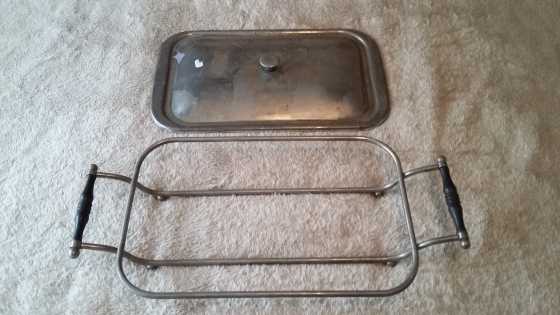 Silver plated Pyrex holder